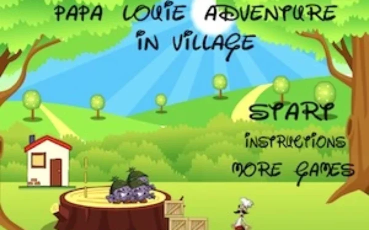 Papa Louie Adventure in Village