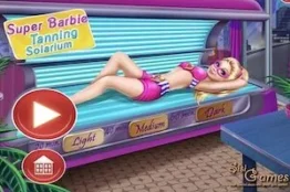 Super Barbie Tanning Solarium