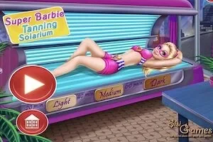 Super Barbie Tanning Solarium